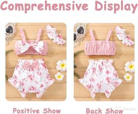 img 3 attached to Newborn Swimsuit Outfits Sunflower Sunflower 3Pcs Apparel & Accessories Baby Boys : Clothing