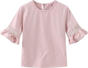 img 4 attached to Vibrant Childhood Little Princess Blouses - Girls' Tops, Tees & Blouses