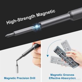 img 1 attached to 🔧 24-in-1 Magnetic Precision Screwdriver Set by SOONAN - Ideal Repair Tool Kit for iPhone, Smartphone, iPad, PC, Cameras, Electronic Toys, Laptop, Eyeglasses, Watches