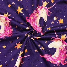 img 2 attached to Unicorn Dresses Sleeve Cotton Winter Girls' Clothing ~ Dresses