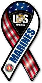 img 1 attached to USMC Marines Mini Ribbon Magnet