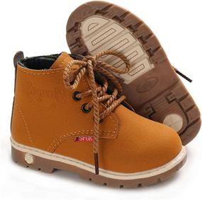 img 4 attached to BEBARFER Toddler Waterproof Anti Slip Outdoor Boys' Shoes : Boots