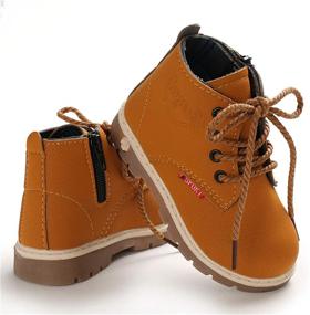 img 2 attached to BEBARFER Toddler Waterproof Anti Slip Outdoor Boys' Shoes : Boots