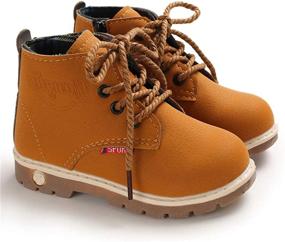 img 3 attached to BEBARFER Toddler Waterproof Anti Slip Outdoor Boys' Shoes : Boots