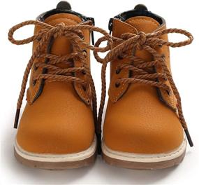 img 1 attached to BEBARFER Toddler Waterproof Anti Slip Outdoor Boys' Shoes : Boots