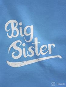 img 3 attached to 👭 Matching Big Sister Little Sister Outfits Shirt Set - Ideal Gifts for Newborn Baby Girls