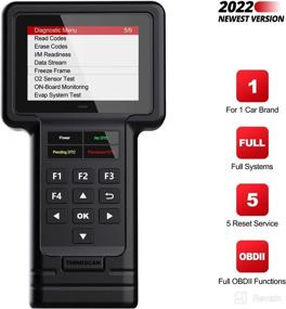 img 4 attached to 🚗 Thinkcar Car Scanner: Advanced Automotriz Tool for Full System Diagnostics, SAS, ETS, DPF Reset & Live Data - One-Click Diagnose, Mechanic Tools