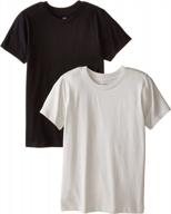 2-pack of trimfit little boys' t-shirts made with 100% combed cotton for enhanced comfort logo