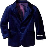 isaac mizrahi little velvet blazer boys' clothing : suits & sport coats logo