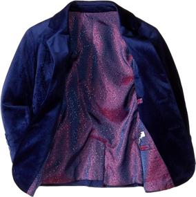 img 1 attached to Isaac Mizrahi Little Velvet Blazer Boys' Clothing : Suits & Sport Coats