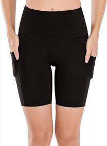 img 2 attached to 2-Pack Women'S Bike Shorts W/ Pockets - Perfect For Yoga, Gym & Biking!