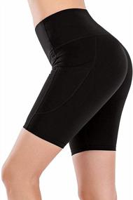 img 3 attached to 2-Pack Women'S Bike Shorts W/ Pockets - Perfect For Yoga, Gym & Biking!