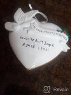 img 1 attached to In Our Hearts Forever Cross Ornament, Personalized Memorial Ornaments For Loss Of Loved One, Christmas In Heaven Tree Decorations, In Loving Memory Gifts, Pet Remembrance, Christian, Religious Decor review by Rachel Marie