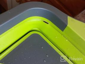 img 5 attached to Versatile Collapsible Cutting Board And Colander For Home And Outdoors