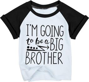 img 4 attached to Brother T Shirt Sleeve Sibling Tag110 Boys' Clothing ~ Tops, Tees & Shirts