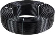10m acuteye pneumatic air tubing: 10mm od x 6.5mm id pu polyurethane hose pipe for air compressor fitting or fluid transfer - black color logo