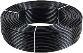 img 4 attached to 10M Acuteye Pneumatic Air Tubing: 10Mm OD X 6.5Mm ID PU Polyurethane Hose Pipe For Air Compressor Fitting Or Fluid Transfer - Black Color