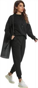 img 3 attached to BMJL Women'S Tracksuit Set With High Neck Hoodie And Jogger Pants - Long Sleeve Sweatsuits For Workout, Lounge, And Casual Wear.