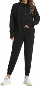img 4 attached to BMJL Women'S Tracksuit Set With High Neck Hoodie And Jogger Pants - Long Sleeve Sweatsuits For Workout, Lounge, And Casual Wear.