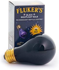 img 4 attached to Flukers Black Nightlight Bulbs Reptiles Fish & Aquatic Pets ~ Aquarium Lights
