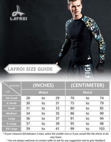 img 3 attached to LAFROI Мужские боксерские шорты для смешанных единоборств с кулиской и карманом для боевой одежды - QJK01