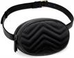 stylish and practical: uto quilted belt bag for women - perfect fanny pack for travel, outdoors, shopping and more logo