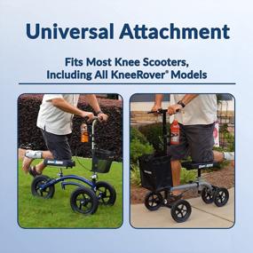 img 1 attached to KneeRover Cup And Bottle Holder Attachment For Knee Scooters And Walkers - Universal Accessory For Enhanced Convenience