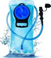 🥤 2l bpa free hydration bladder bag for hiking, running, camping, climbing - large opening & refillable water reservoir логотип