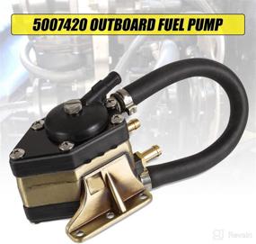 img 2 attached to 🔧 5007420 Outboard VRO Fuel Pump | Compatible with Johnson Evinrude Oil Injection Conversion | 90-250HP V4 V6 | Replaces 4-7359, 1399-07359, 5007422