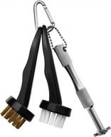 3-in-1 golf brush & groove cleaner - perfect for all club grooves! logo