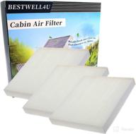 🪘 cp134, cf10134 - 3 pack of white bw134 cabin air filter replacements logo