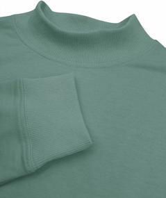 img 1 attached to Lightweight Casual Women'S Sweatshirt With Long Sleeves, Mock Turtleneck, Loose Fit And Pocket - Perfect Tunic Pullover