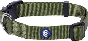 img 4 attached to Classic Dog Collars - Blueberry Pet Essentials in Over 20 Vibrant Colors