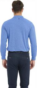 img 2 attached to Quick-Dry Men'S Golf Polo Shirt With Collar - Athletically Styled Long-Sleeved Sport Tee By MoFiz