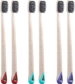 img 4 attached to Frekare Toothbrush Biodegradable Eco Friendly Charcoal