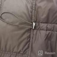img 1 attached to Stay Warm And Dry In Style: Krismile Women'S Packable Double-Zip Puffer Jacket review by Joel Norfork