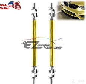 img 3 attached to 🌟 EZAUTOWRAP Gold Adjustable Frame Bumper Lip Splitter Strut Rod Support Bar: Enhance Stability and Style