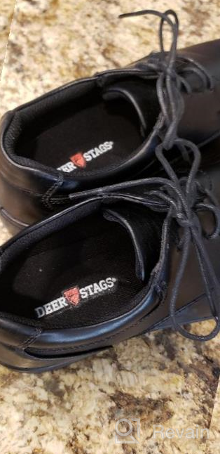 img 1 attached to 🦌 Deer Stags Blazing Oxford Shoes for Boys - Medium Size review by Matt Tbone