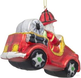 img 2 attached to BestPysanky Santa Fireman Christmas Ornament