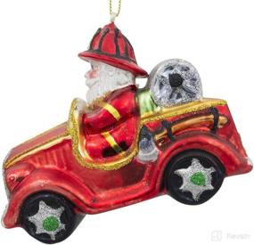 img 3 attached to BestPysanky Santa Fireman Christmas Ornament