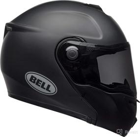 img 2 attached to 🔒 Highly Protective Bell SRT Modular Full-Face Helmet in Matte Black (Size: Large)