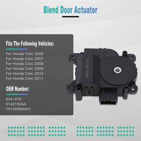 img 2 attached to 🔧 Aintier HVAC Air Door Actuator Blend Door Actuator for Honda Civic 2006-2011 - Replace 604-879 79140SNAA01