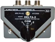 🔄 2kw delta-2b alpha delta original 2-position coax switch with so-239 connector, wideband up to 500mhz logo