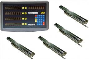 img 1 attached to Precision Milling Made Easy: 4-Axis DRO Digital Readout With Linear Glass Scale And 0.0002" Accuracy