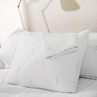 breathe easy with feelathome's cooling waterproof bamboo pillow covers - pack of 2 standard 20 x 26 inches - soft & comfortable zippered pillowcases in fibre fabric logo