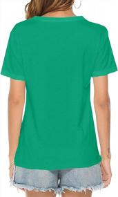 img 2 attached to Unidear'S Chic Graphic Tees For Women: Casual Comfort Meets Stylish Design