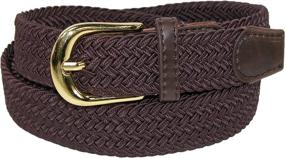 img 2 attached to 👙 Elastic Braided Stretch Women's Accessories for Women by CTM at Belts