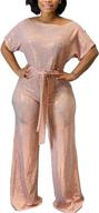 💃 lucuna womens sequin metallic jumpsuit: sparkling women's clothing at jumpsuits, rompers & overalls boutique logo