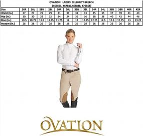 img 1 attached to Ovation Celebrity Slim Patch Breech Sports & Fitness