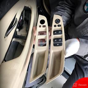 img 2 attached to 🚪 Jaronx Driver Side Door Handle for BMW 5 Series (2010-2016), Beige Color